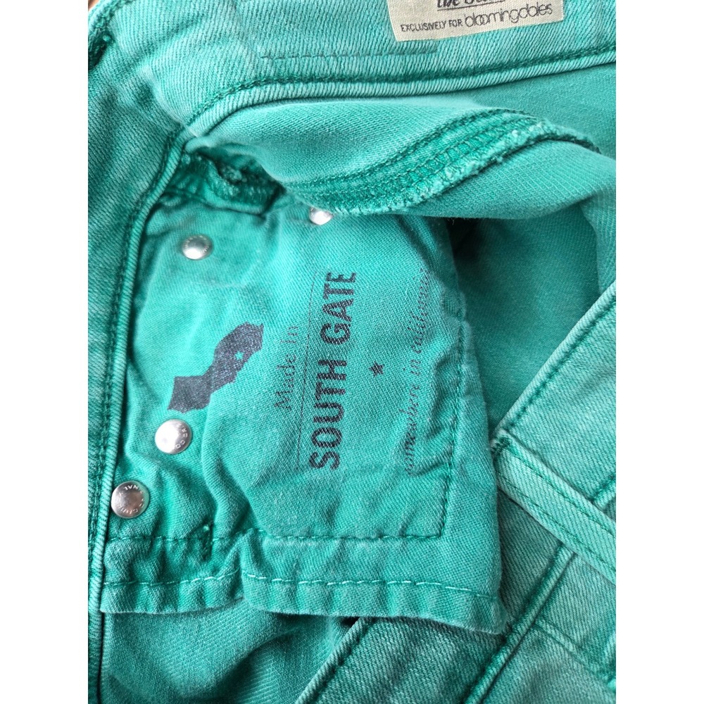 AG Adriano Goldschmied The Still Teal Skinny Jeans Women 24R Made in USA - Picture 6 of 13